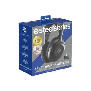 SteelSeries 61673 Arctis Nova 5P Wireless Gaming Headset - Black, PC, PS5, PS4 - Image 7