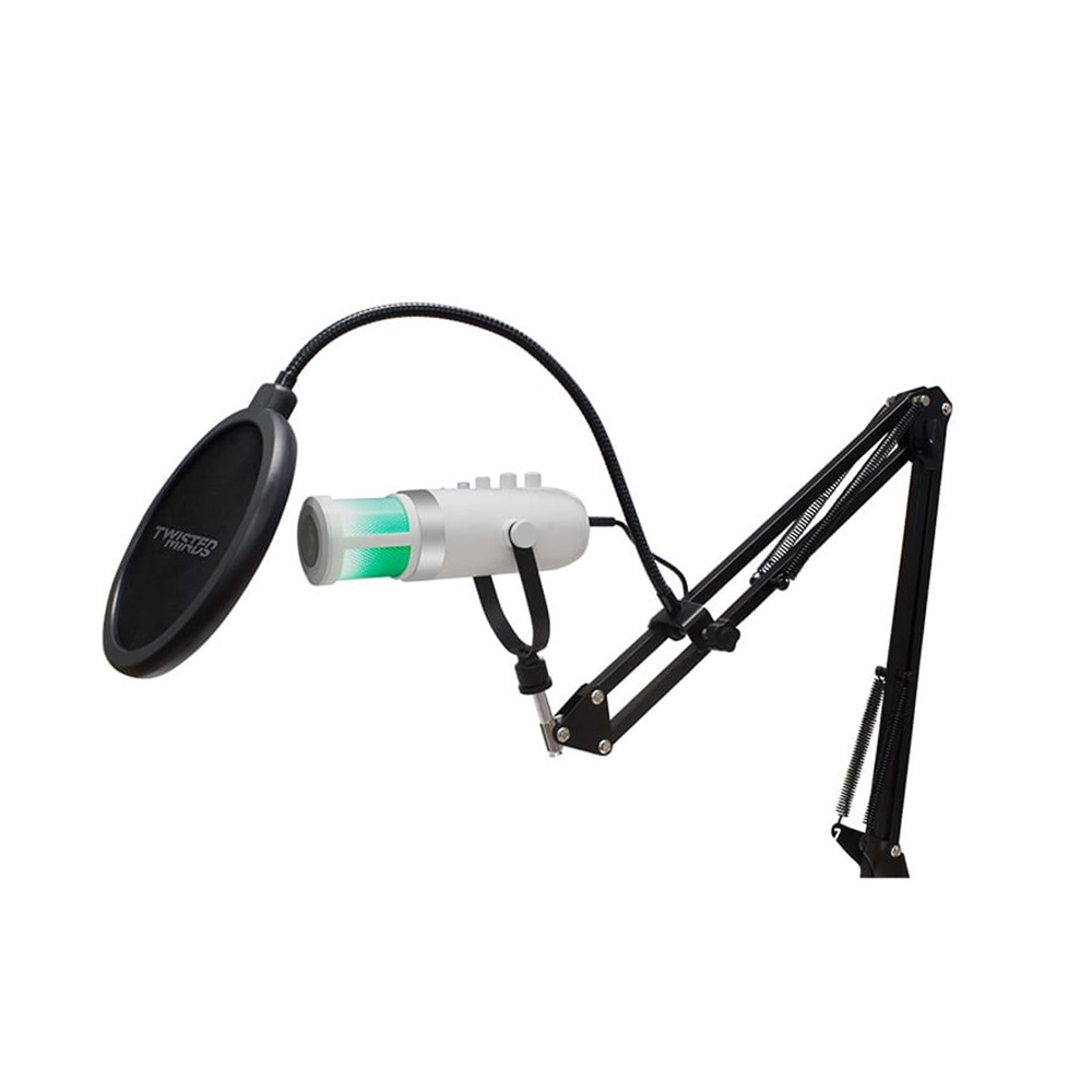 Twisted Minds W108 RGB USB Microphone - White