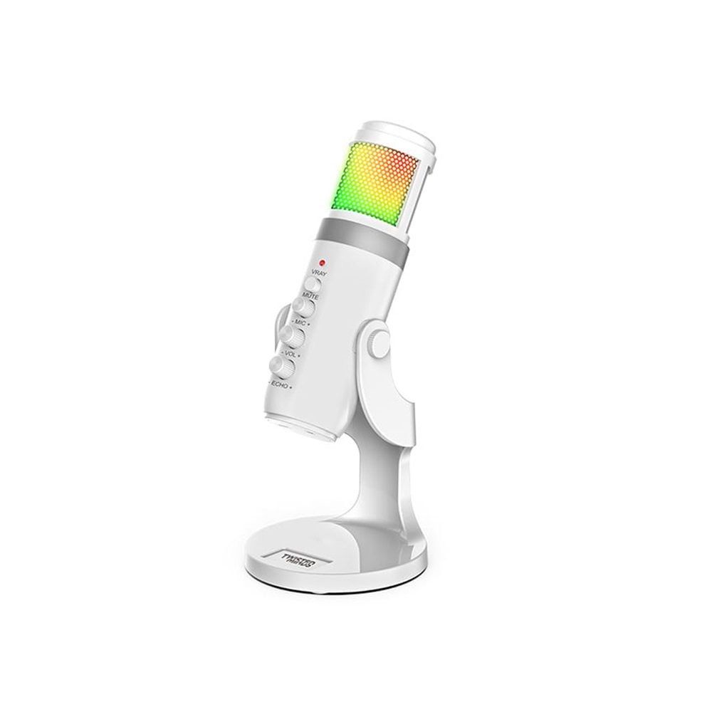 Twisted Minds W108 RGB USB Microphone - White - Image 2