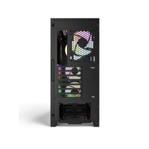 Montech AIR 1000 Premium Black ATX Mid Tower Case, 4-Fans - Image 4