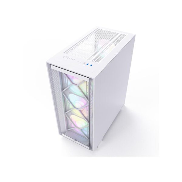 Montech AIR 1000 Premium White ATX Mid Tower Case, 4-Fans - Image 3
