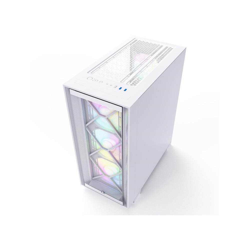 Montech AIR 1000 Premium White ATX Mid Tower Case, 4-Fans - Image 3