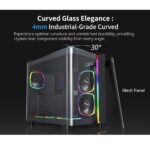 Montech King 95 Pro Black Mid Tower PC Case, 6-Fans RGB - Image 5