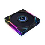 LIAN LI UNI FAN TL LCD 120 ARGB Fan - Black (3-Pack) - Image 4