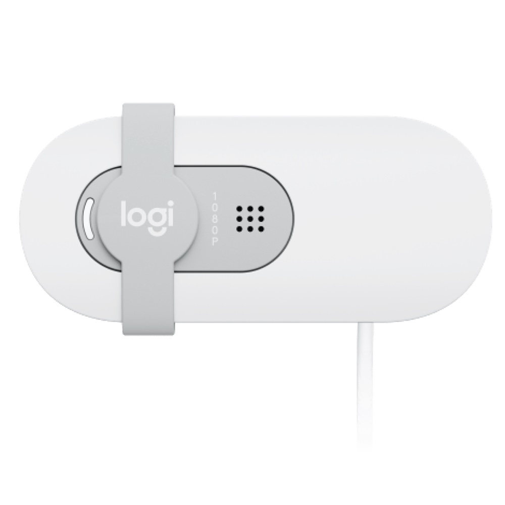 Logitech Brio 100 Full HD Webcam with Privacy Shutter - Off-White - Image 3