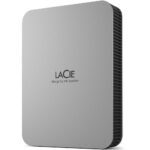LaCie 1TB Mobile Drive USB-C 3.2 Gen1 Portable HDD Hard Drive, 130MB/s, Moon Silver - Image 2