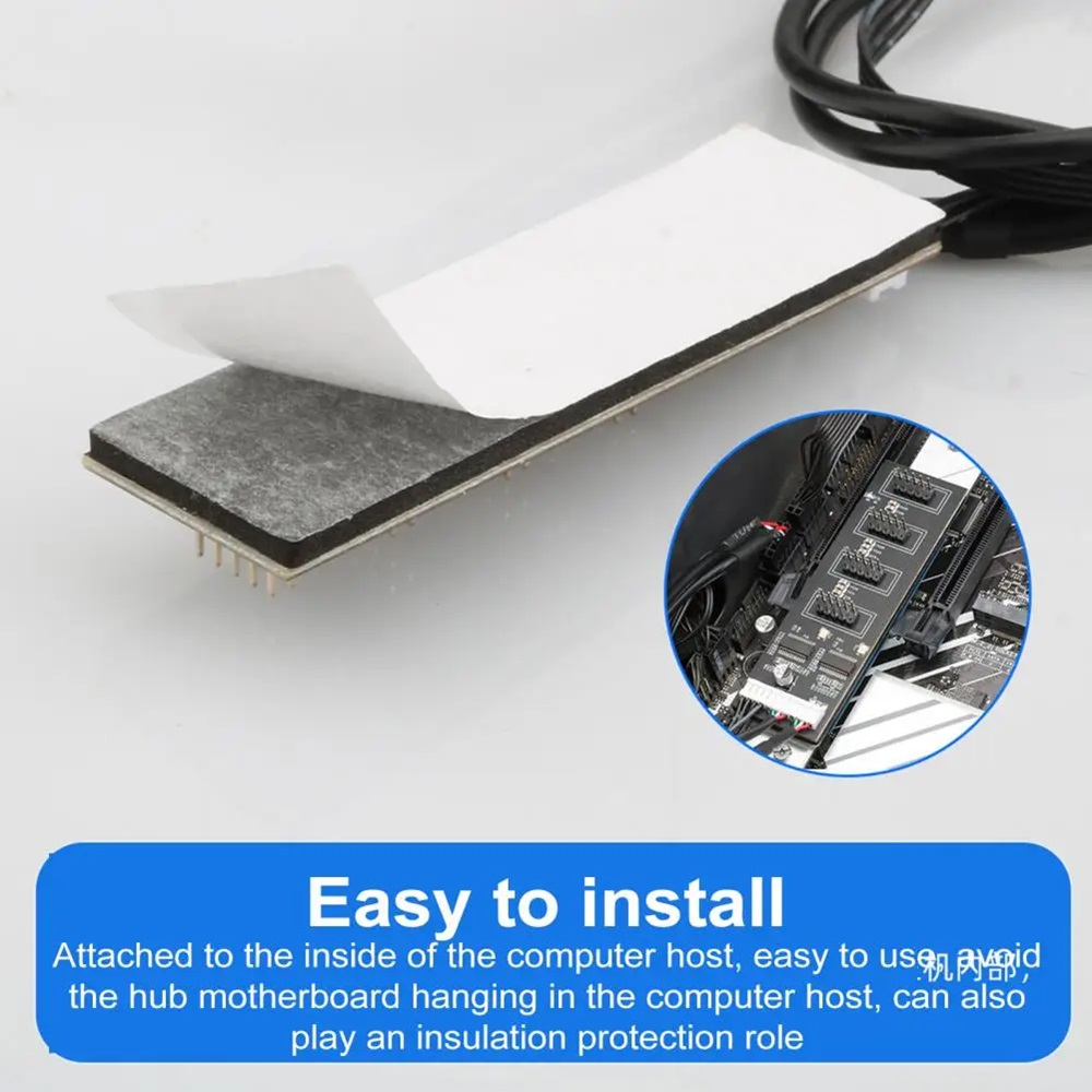 9 Pin Header Internal USB Hub Extension Adapter - Image 3