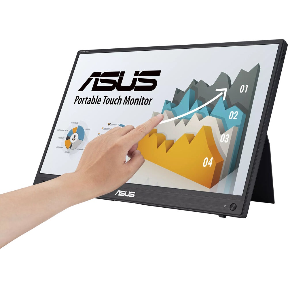 ASUS 16″ ZenScreen Touch MB16AHT FHD IPS 60Hz 5ms Speaker Portable Monitor, USB-C, Mini HDMI Ports - Image 3