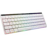 ASUS M603 ROG Falchion RX Low Profile - White 65% Compact Wireless Gaming Keyboard - RED Switch (Arabic / English) - Image 2