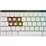 ASUS M603 ROG Falchion RX Low Profile - White 65% Compact Wireless Gaming Keyboard - RED Switch (Arabic / English) - Image 7