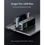 Anker Prime 12000mAh Power Bank Fast Charging (130W) 2 USB-C, Smart Display - Black, A1335011 - Image 4