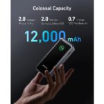Anker Prime 12000mAh Power Bank Fast Charging (130W) 2 USB-C, Smart Display - Black, A1335011 - Image 2