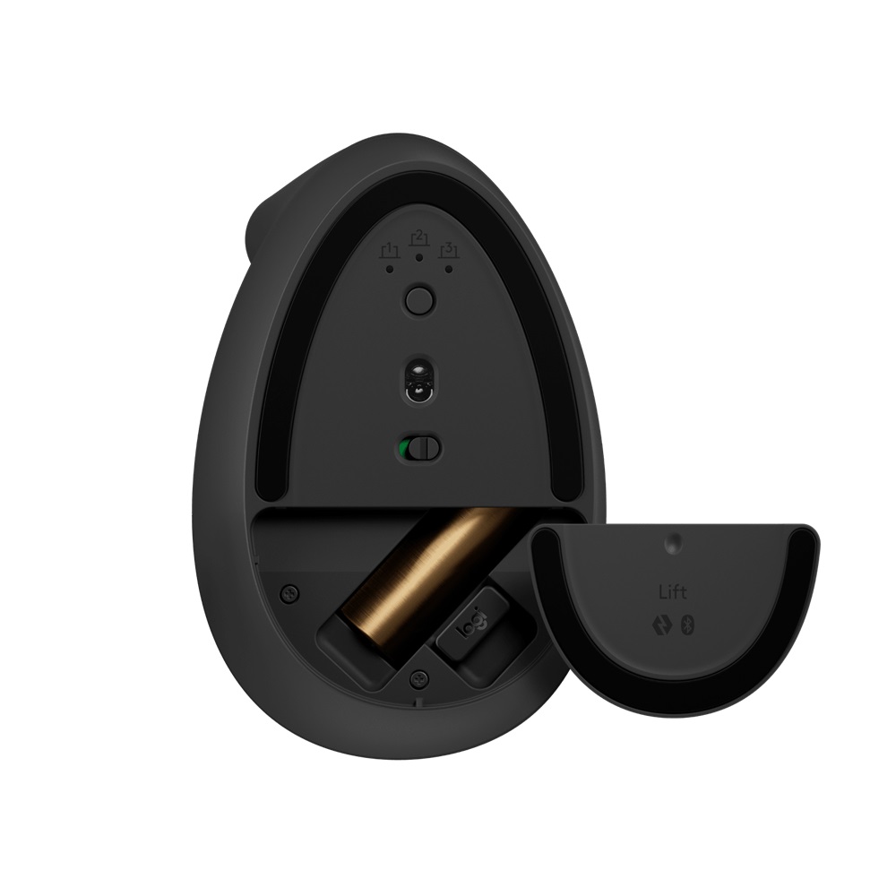 Logitech Lift Vertical Ergonomic Mouse, Wireless, Bluetooth - Graphite - Image 7
