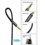 Vention BHBBI 3.5mm Audio Extension Cable, 3m (Cotton Braided) - Image 2