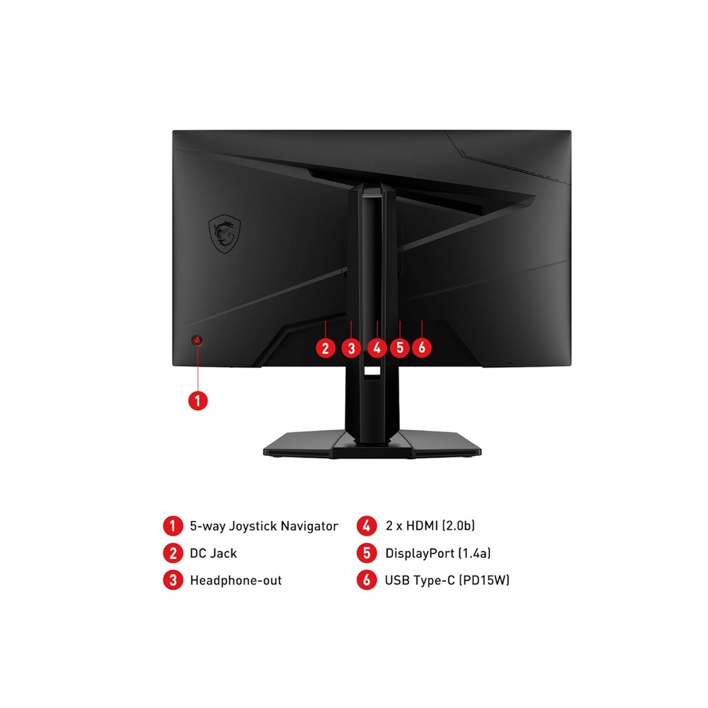 MSI 27" G274QPF E2 180Hz 1ms 2K IPS HDR400 USB-C Gaming Monitor - Image 4