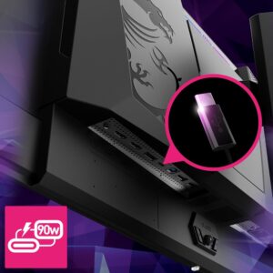 MSI 27" MPG 271QRX QD-OLED 2K 360Hz 0.03ms HDR400 HDMI 2.1 USB-C 90W Rotatable Gaming Monitor - Image 5