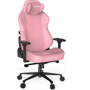 DXRacer Craft Pro Classic Gaming Chair - Pink - Image 3