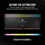 Corsair 64GB 6400MHz DDR5 DOMINATOR TITANIUM RGB Desktop RAM Kit, (32GB x2) Black - Image 2