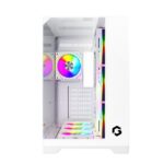 GameOn Valkyrie I Series Mid Tower Gaming PC Case - White (7-Fans) - Image 4
