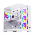 GameOn Valkyrie I Series Mid Tower Gaming PC Case - White (7-Fans) - Image 5