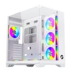 GameOn Valkyrie I Series Mid Tower Gaming PC Case - White (7-Fans) - Image 2