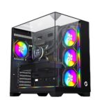 GameOn Valkyrie I Series Mid Tower Gaming PC Case - Black (7-Fans) - Image 2
