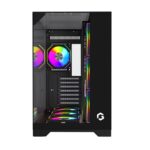 GameOn Valkyrie I Series Mid Tower Gaming PC Case - Black (7-Fans) - Image 3