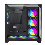 GameOn Valkyrie I Series Mid Tower Gaming PC Case - Black (7-Fans) - Image 4
