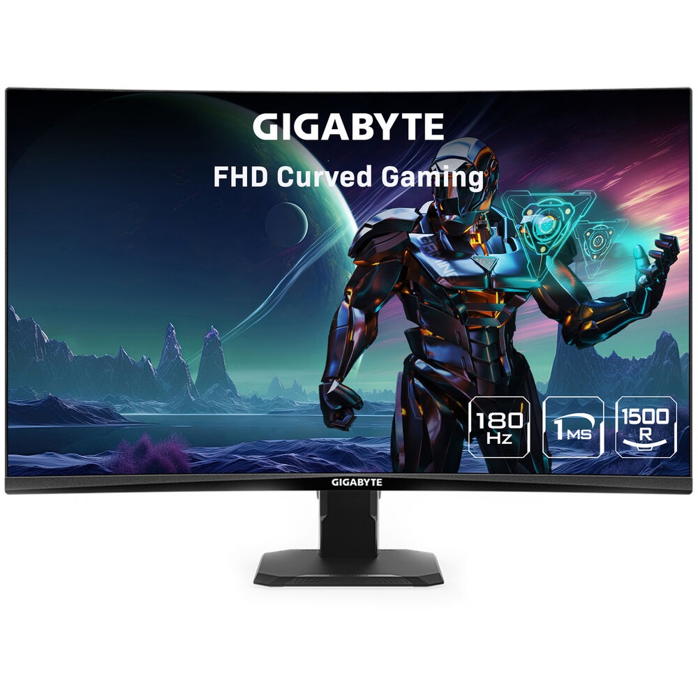 Gigabyte 27" GS27FC Curved 180Hz 1ms VA FHD HDR Gaming Monitor - Image 2