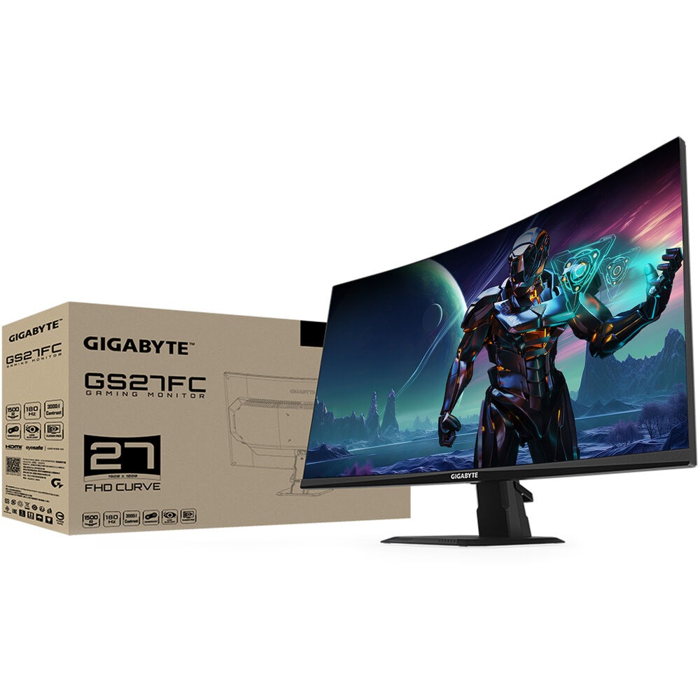 Gigabyte 27" GS27FC Curved 180Hz 1ms VA FHD HDR Gaming Monitor - Image 6