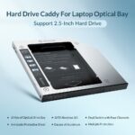 Orico M95SS Laptop Caddy for Hard Disk 2.5 inch SATA 9.5mm - Silver - Image 2