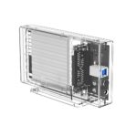 Orico 2259U3 USB 3.0 Transparent Dual-Bay Case 2.5" SATA HDD/SSD Enclosure - Image 2