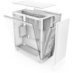 NZXT H7 Flow RGB Mid-Tower PC Case, 3-Fan (White) 2024 - Image 7