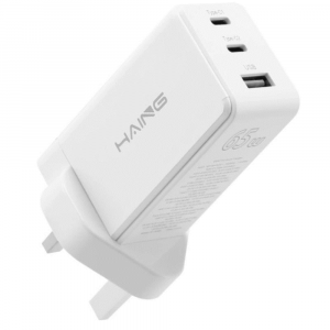 HAING AH65 65W PD 3.0 GaN Charger Type C Adapter with 3-Port