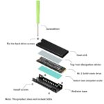 M.2 NVMe SSD 2280 HeatSink Aluminium Alloy Compatible PS5, Silver - Image 4