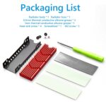 M.2 NVMe SSD 2280 HeatSink Aluminium Alloy Compatible PS5, Silver - Image 5