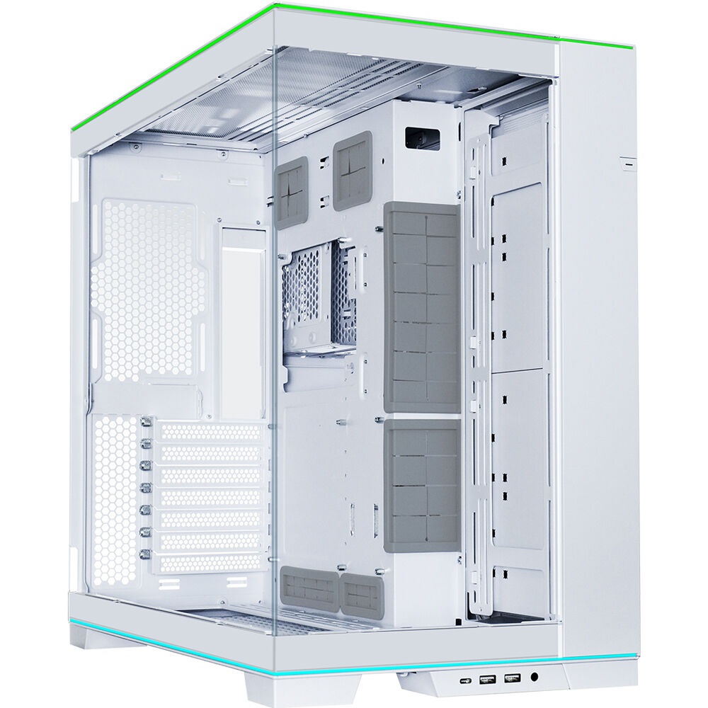 Lian LI O11 Dynamic EVO RGB Mid Tower Gaming PC Case, White - Image 4