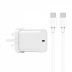 WiWU Wi-U001 QUICK 2 in 1 Fast Charger + USB-C Cable - 1m