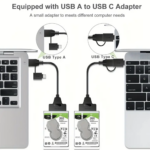 2 in 1 - USB 3.0 to SATA + Type-C to SATA Hard Drive Adapter for 2.5 inch HDD/SSD - Image 3