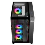 Sharx PROFIN GX700B Mid Tower Gaming PC Case - Black (7-Fans) - Image 2
