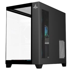 Sharx PROFIN GX700B Mid Tower Gaming PC Case - Black (7-Fans) - Image 7