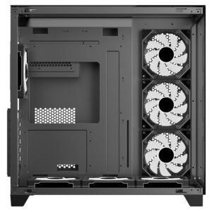 Sharx PROFIN GX700B Mid Tower Gaming PC Case - Black (7-Fans) - Image 8