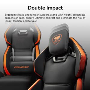 COUGAR Hotrod Gaming Chair - Org/Blk - Image 4