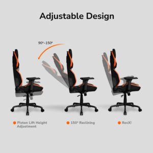 COUGAR Hotrod Gaming Chair - Org/Blk - Image 5