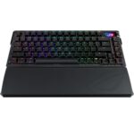 ASUS M702 ROG Azoth Extreme Customizable 75% Wireless Mechanical Gaming Keyboard - ROG NX Snow Switch, Arabic/English - Image 2
