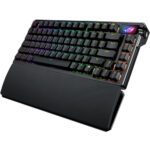 ASUS M702 ROG Azoth Extreme Customizable 75% Wireless Mechanical Gaming Keyboard - ROG NX Snow Switch, Arabic/English - Image 3