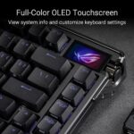 ASUS M702 ROG Azoth Extreme Customizable 75% Wireless Mechanical Gaming Keyboard - ROG NX Snow Switch, Arabic/English - Image 5
