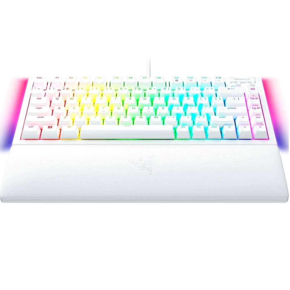 Razer BlackWidow V4 75% - Orange Switch, Hot-swappable Mechanical Gaming Keyboard - White - Image 3