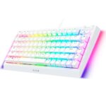 Razer BlackWidow V4 75% - Orange Switch, Hot-swappable Mechanical Gaming Keyboard - White - Image 4