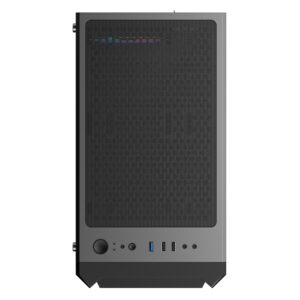 Sharx STRIKER S200B Mid Tower Gaming PC Case - Black (4-Fans) - Image 8